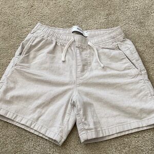 Hollister Men’s Light Tan Drawstring Shorts